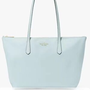 Kate Spade Kitt Nylon Medium Tote - Blue Glow NWT